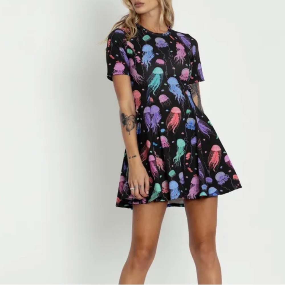 BlackMilk Sea Jellies Evil Tee Dress